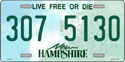 NH license plate 3075130