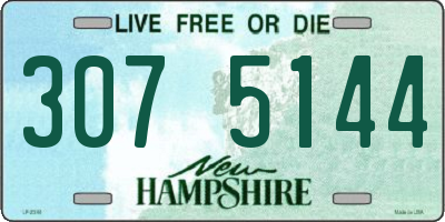 NH license plate 3075144