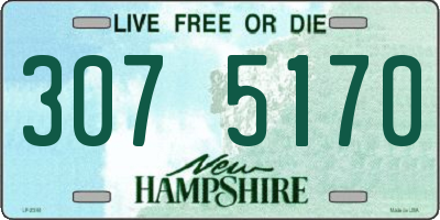 NH license plate 3075170