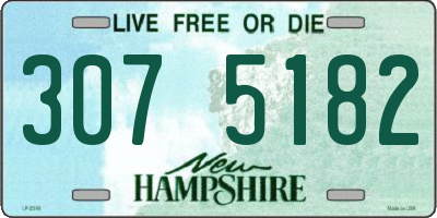 NH license plate 3075182