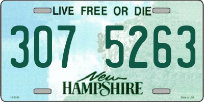 NH license plate 3075263
