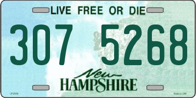 NH license plate 3075268