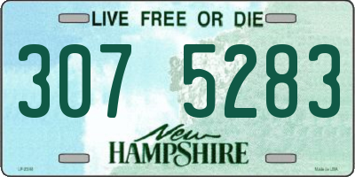NH license plate 3075283
