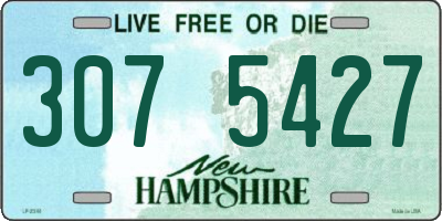 NH license plate 3075427