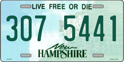 NH license plate 3075441