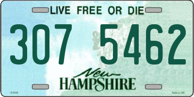 NH license plate 3075462
