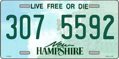 NH license plate 3075592
