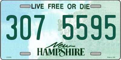 NH license plate 3075595