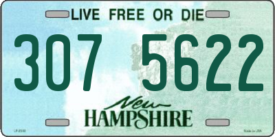 NH license plate 3075622