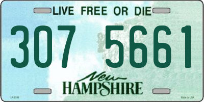 NH license plate 3075661