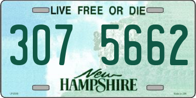 NH license plate 3075662