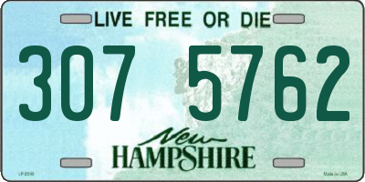 NH license plate 3075762