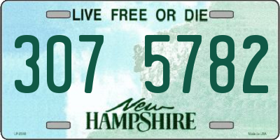 NH license plate 3075782