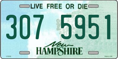 NH license plate 3075951