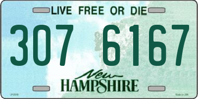 NH license plate 3076167