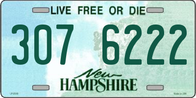 NH license plate 3076222