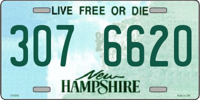 NH license plate 3076620