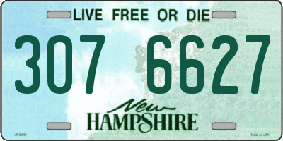 NH license plate 3076627