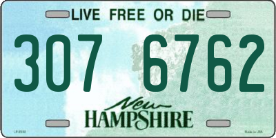 NH license plate 3076762