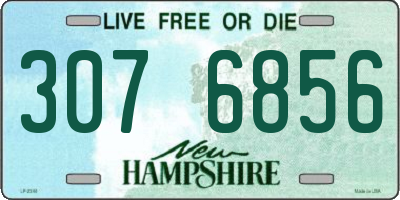 NH license plate 3076856