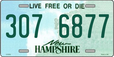 NH license plate 3076877