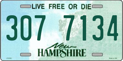 NH license plate 3077134