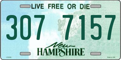 NH license plate 3077157