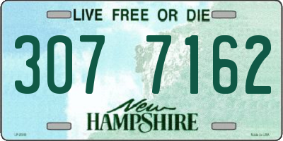 NH license plate 3077162