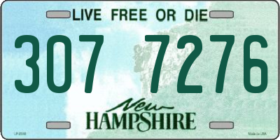 NH license plate 3077276