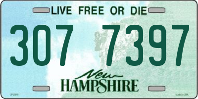 NH license plate 3077397
