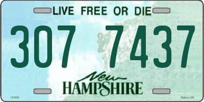 NH license plate 3077437