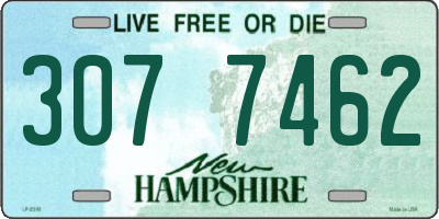 NH license plate 3077462