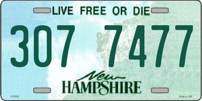 NH license plate 3077477