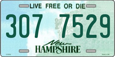 NH license plate 3077529