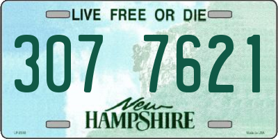 NH license plate 3077621