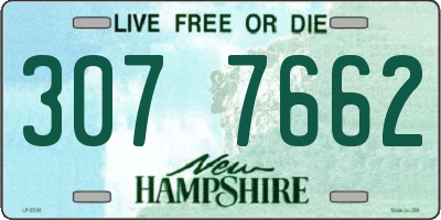 NH license plate 3077662