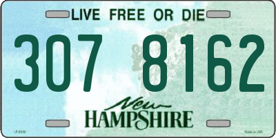 NH license plate 3078162