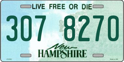 NH license plate 3078270