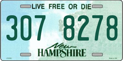 NH license plate 3078278