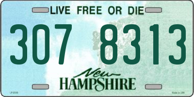 NH license plate 3078313