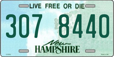 NH license plate 3078440