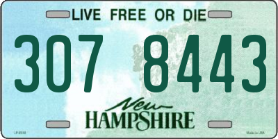 NH license plate 3078443