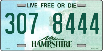 NH license plate 3078444