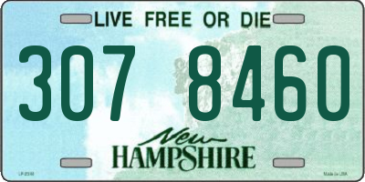 NH license plate 3078460