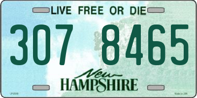 NH license plate 3078465