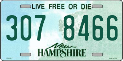 NH license plate 3078466