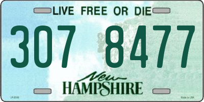 NH license plate 3078477