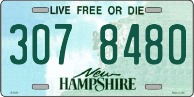 NH license plate 3078480