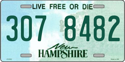 NH license plate 3078482