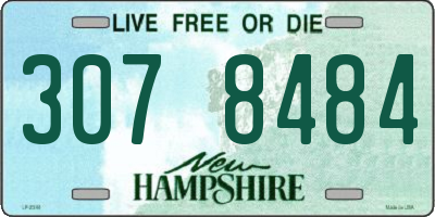 NH license plate 3078484